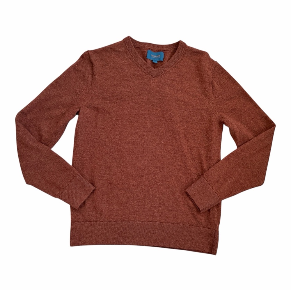 Fairlane Merino Wool V-Neck Sweater